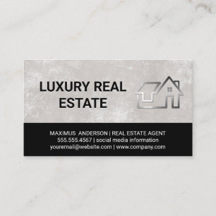 Metallic Residential Building Logo Visitekaartje