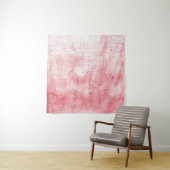 Metallic rood canvas: penseelstreek elegantie. wandkleed (In situ)