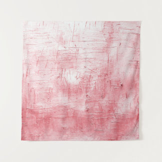 Metallic rood canvas: penseelstreek elegantie. wandkleed