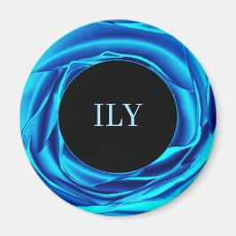 Metallic Roos Blue Magnet