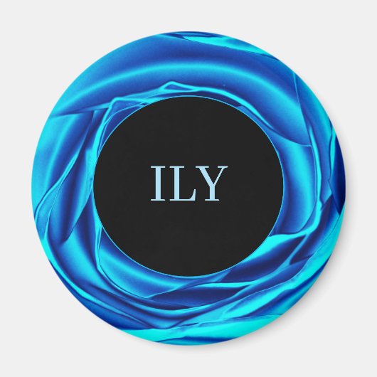 Metallic Roos Blue Magnet (Voorkant)