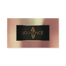 Metallic Roos Gold Black Champaign Jouvence Logo