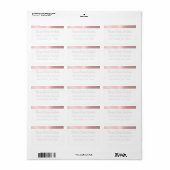 Metallic Roos Gold Etiket (Full Sheet)