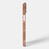Metallic Roos Gold Glitter - op maat gemaakt Case-Mate iPhone Case (Achterkant / Rechts)