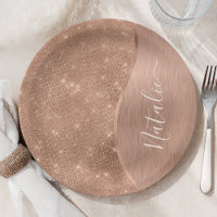 Metallic Roos Gold Glitter - op maat gemaakt