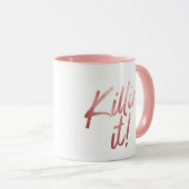 Metallic Roos Gold Killin Mok (Voorkant rechts)