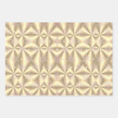 Metallic Roos Gold Platinum Christmas Inpakpapier Vel (Voorkant 2)