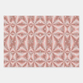 Metallic Roos Gold Platinum Silver Kerstmis Inpakpapier Vel (Voorkant 2)