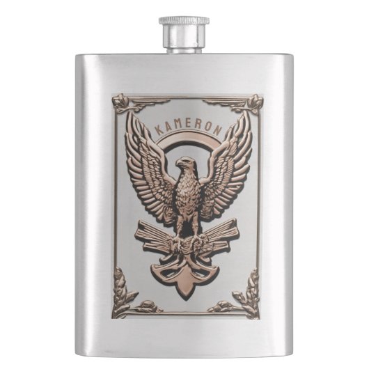 Metallic Roos-gouden Bold Eagle Flacon (Voorkant)