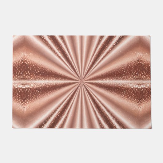 Metallic Roos Gouden Deurmat (Voorkant)