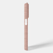 Metallic roos-gouden textuur, aangepaste monogram Case-Mate iPhone case (Achterkant / Rechts)