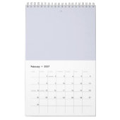 Metallic Roos Print Calendar Kalender (Feb 2027)