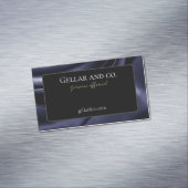 Metallic Roos print Visitekaartje magneet (Voorbeeld)