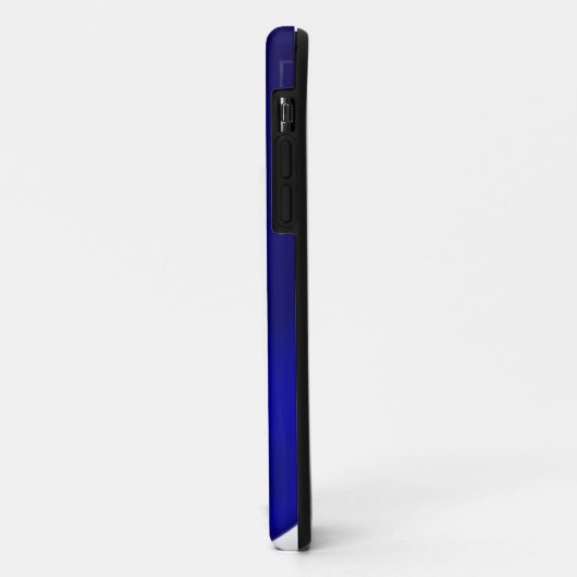 Metallic Royal Blue Case-Mate iPhone Case (Achterkant/links)