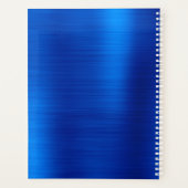 Metallic Royal Blue Signature Monogram 2027 Planner (Achterkant)