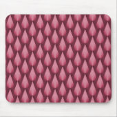 Metallic roze Dazzling Raindrops Mousepad Muismat (Voorkant)