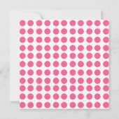 Metallic roze en Green Birthday Party Kaart (Achterkant)