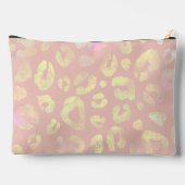 Metallic roze luipaard patroon etui (Achterkant)