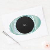 Metallic Roze Print Sticker (Envelop)