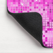 Metallic roze reeksen bekijken Disco Mirrors Bling Muismat (Hoek)