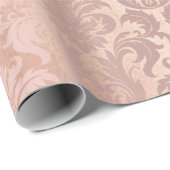 Metallic roze roze goudkleurige doorsnede koper Da Cadeaupapier (Rol Hoek)