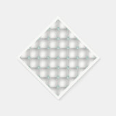 Metallic Satin White Mint Green Bling Glam Servet (Hoek)