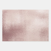 Metallic shimmer roze Sinaasappel bruin goud Inpakpapier Vel (Voorkant)