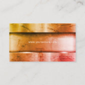 Metallic Shine Background | Metaal Visitekaartje (Achterkant)