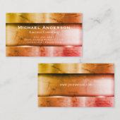 Metallic Shine Background | Metaal Visitekaartje (Voorkant / Achterkant)