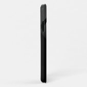 Metallic Silver Black Basketball Ball Sportnaam Case-Mate iPhone Case (Achterkant/rechts)