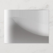 Metallic Silver Briefkaart (Voorkant)