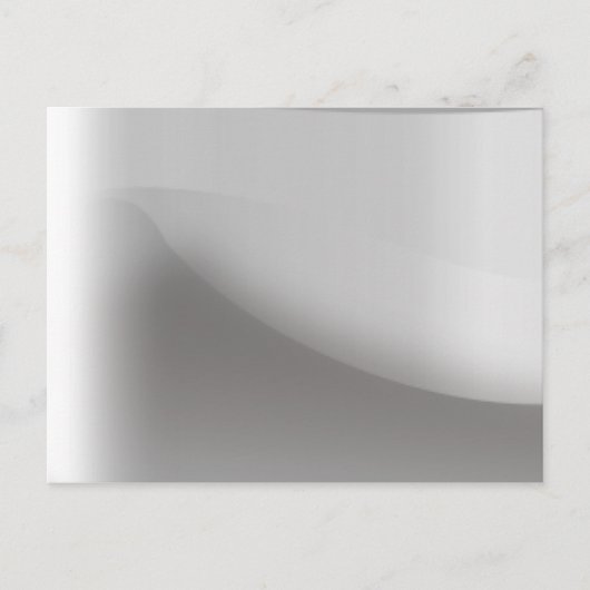 Metallic Silver Briefkaart (Voorkant)