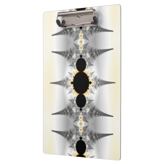 Metallic Silver Fractal Spikes Klembord (Links)