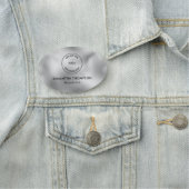 Metallic Silver Logo Hotel Functie Naamplaatje (In situ)