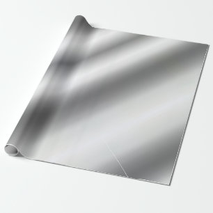 Metallic Silver Look Glamoureuze Sjabloon Best Cadeaupapier