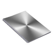 Metallic Silver Notitieboek (Rechterzijde)