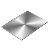 Metallic Silver Notitieboek (Linkerzijde)