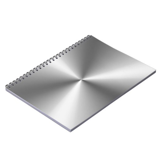 Metallic Silver Notitieboek (Linkerzijde)