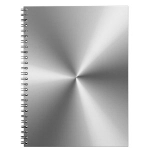 Metallic Silver Notitieboek