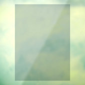 Metallic Silver Partial Transparent Design Raamsticker (Vel 3)