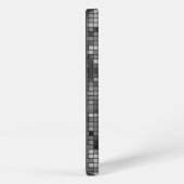 Metallic Silver Sequins Look Disco Mirrors Bling iPhone Hoesje (Rechterkant)