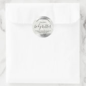 Metallic Silver Shimmer Marble Body Butter Labels (Tas)