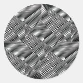 Metallic Silver Sticker (Voorkant)