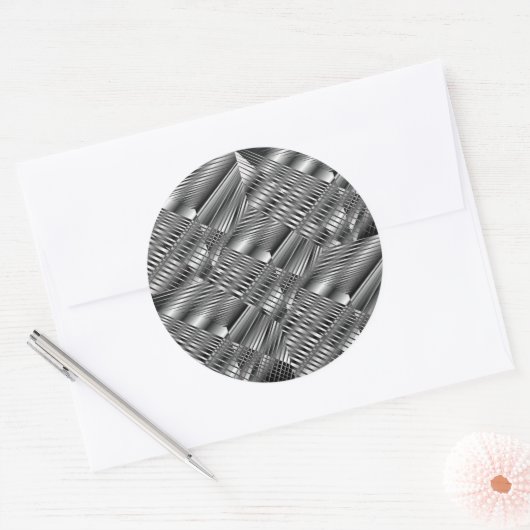 Metallic Silver Sticker (Envelop)