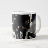 Metallic Skull Coffee Mok (Voorkant rechts)