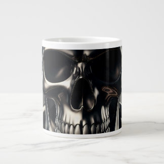 Metallic Skull Coffee Mok