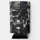 Metallic Skull Cowboy Koelbox Seltzer Blikjeskoeler (Achterkant)