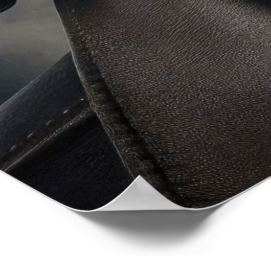 Metallic Skull Cowboy-Poster Poster (Hoek)