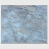 Metallic Sky Blue Cadeaupapier (Vlak)