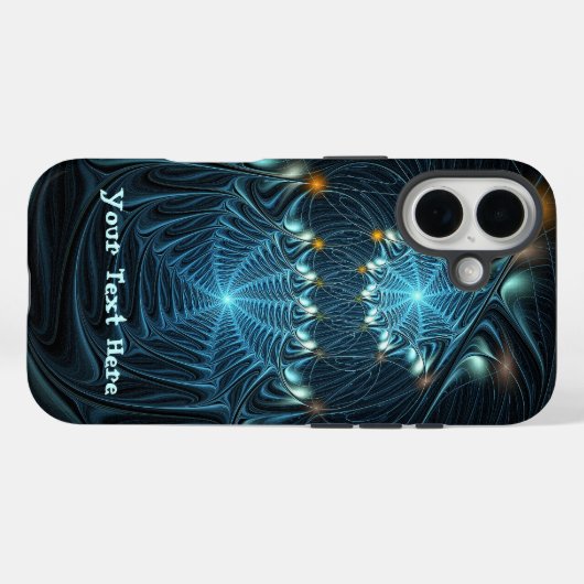 Metallic spider Webs Case-Mate iPhone Case (Achterkant (horizontaal))